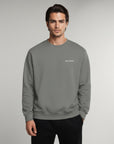 Men's premium sweatshirt in grey, front view