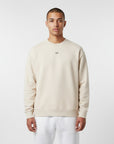 Men's premium sweatshirt in beige, front view