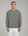 Men's premium sweatshirt in dark gray, front view
