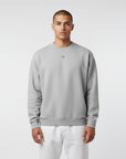 Men's premium sweatshirt in light gray, front view