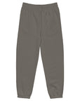 Men's premium heavyweight sweatpants in graphite, back view.
