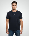 Men's premium t-shirt in blue, front view