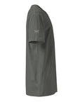 Men's premium t-shirt in gray, side view