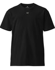 Men's premium t-shirt in black, front view