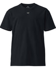 Men's premium t-shirt in dark blue, front view