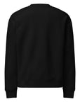 Women's premium sweatshirt in black, back view