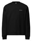 Women's premium sweatshirt in black, front view
