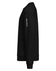 Women's premium sweatshirt in black, side view