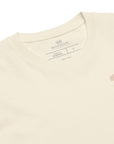Women's premium t-shirt in beige, front view