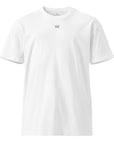 Women's premium t-shirt in white, front view