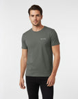 Men's premium t-shirt in gray, front view
