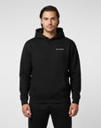 Men's premium heavyweight hoodie in black with "WHATEVR" text, front view