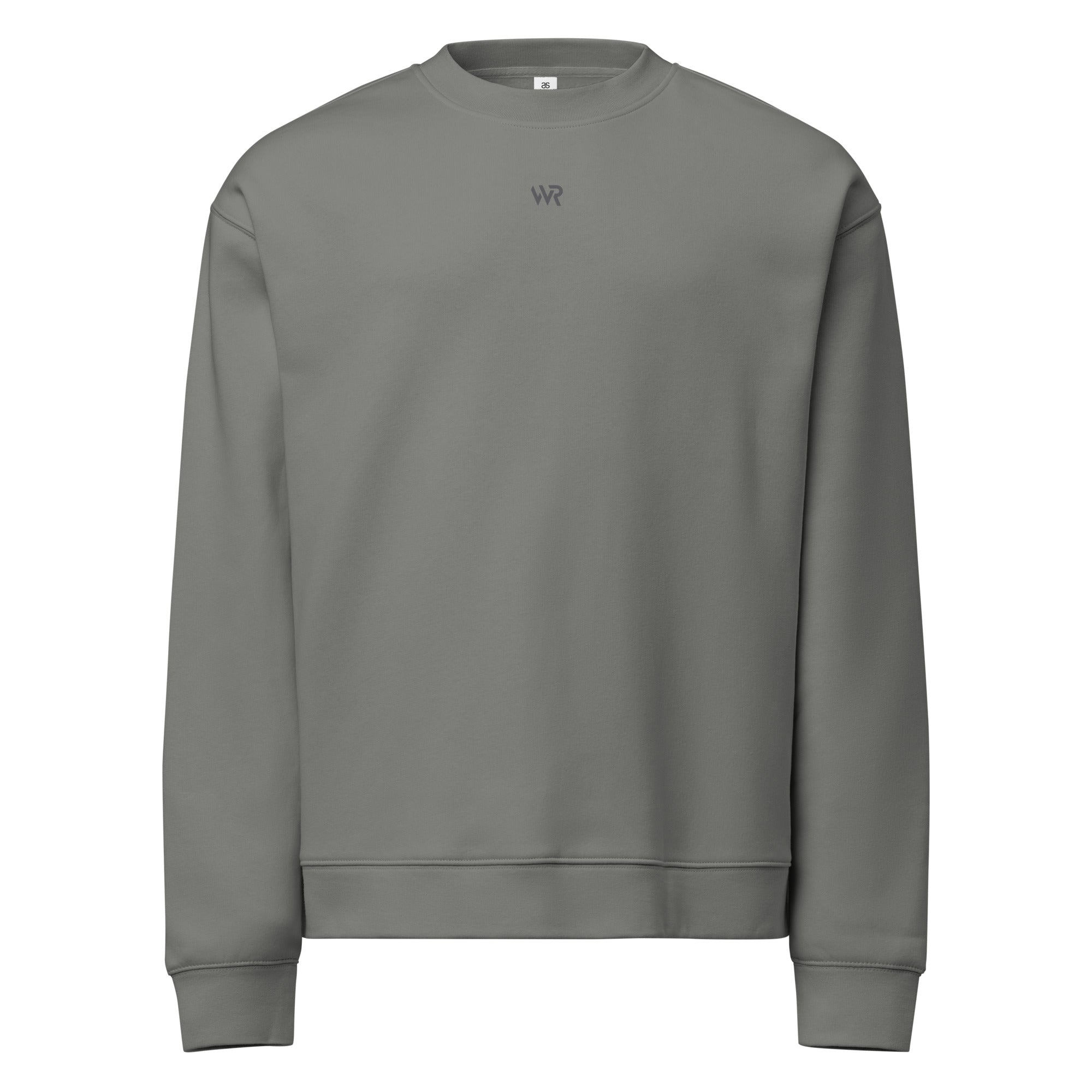 Men's premium sweatshirt in dark gray, front view
