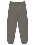 Men's premium heavyweight sweatpants in graphite, front view.
