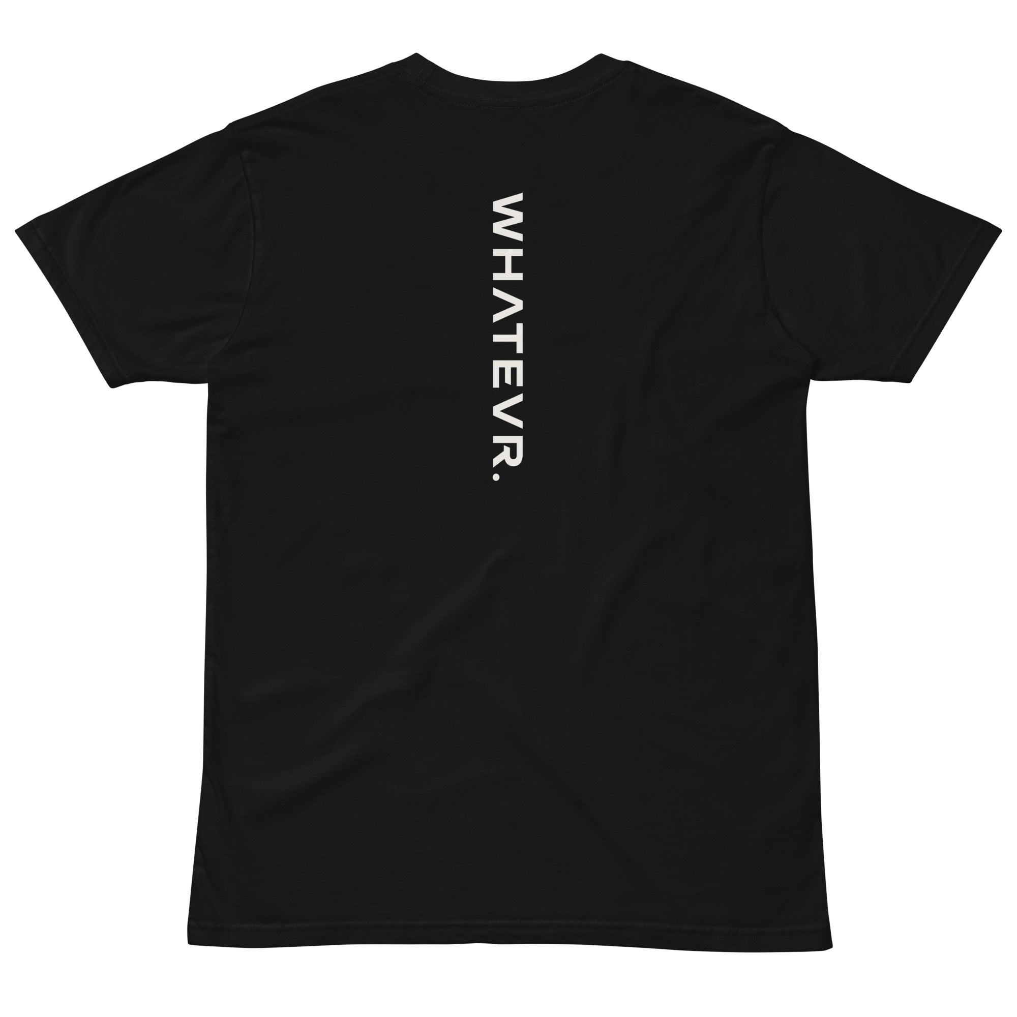 Men's premium t-shirt in black, back view
