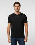 Men's premium t-shirt in black, front view