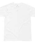 Men's premium t-shirt in white, front view