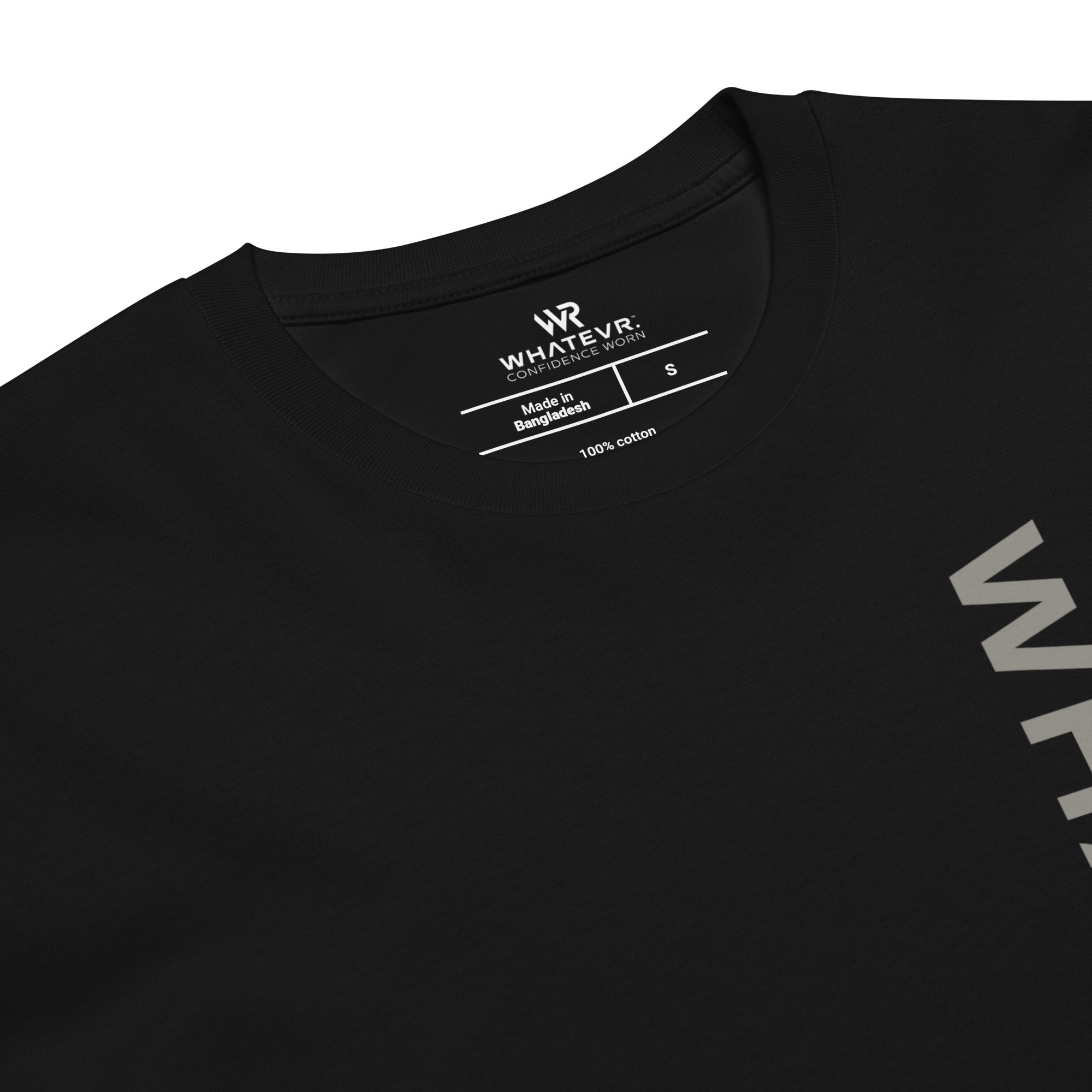 Men's premium t-shirt in black, front view