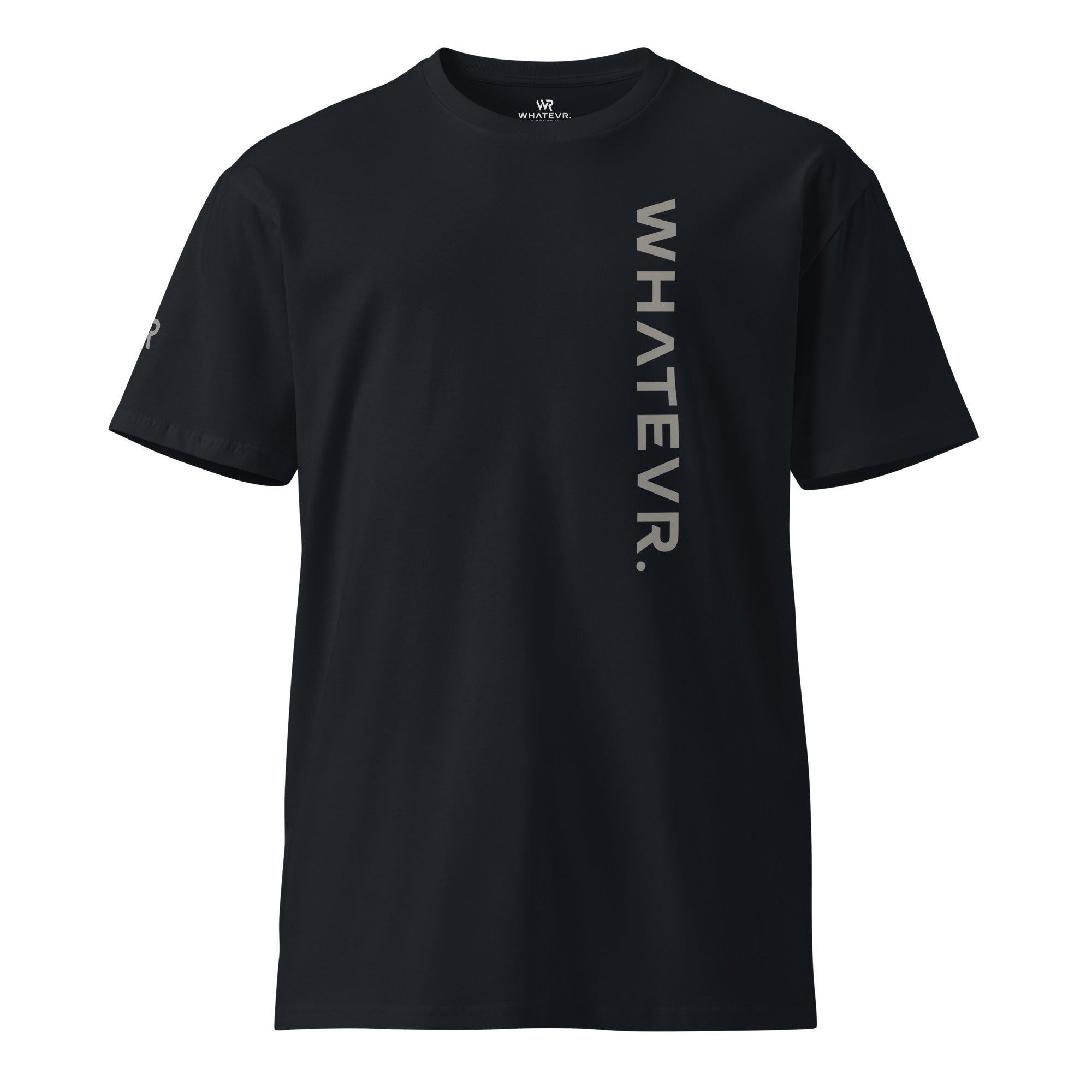 Men's premium t-shirt in dark blue, front view