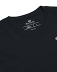 Men's premium t-shirt in dark blue, front view