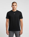 Men's premium t-shirt in black, front view