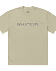 Men's premium heavyweight oversized t-shirt in sage, front view