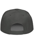 Unisex Signature snapback hat in gray with embroidered WR logo, back view