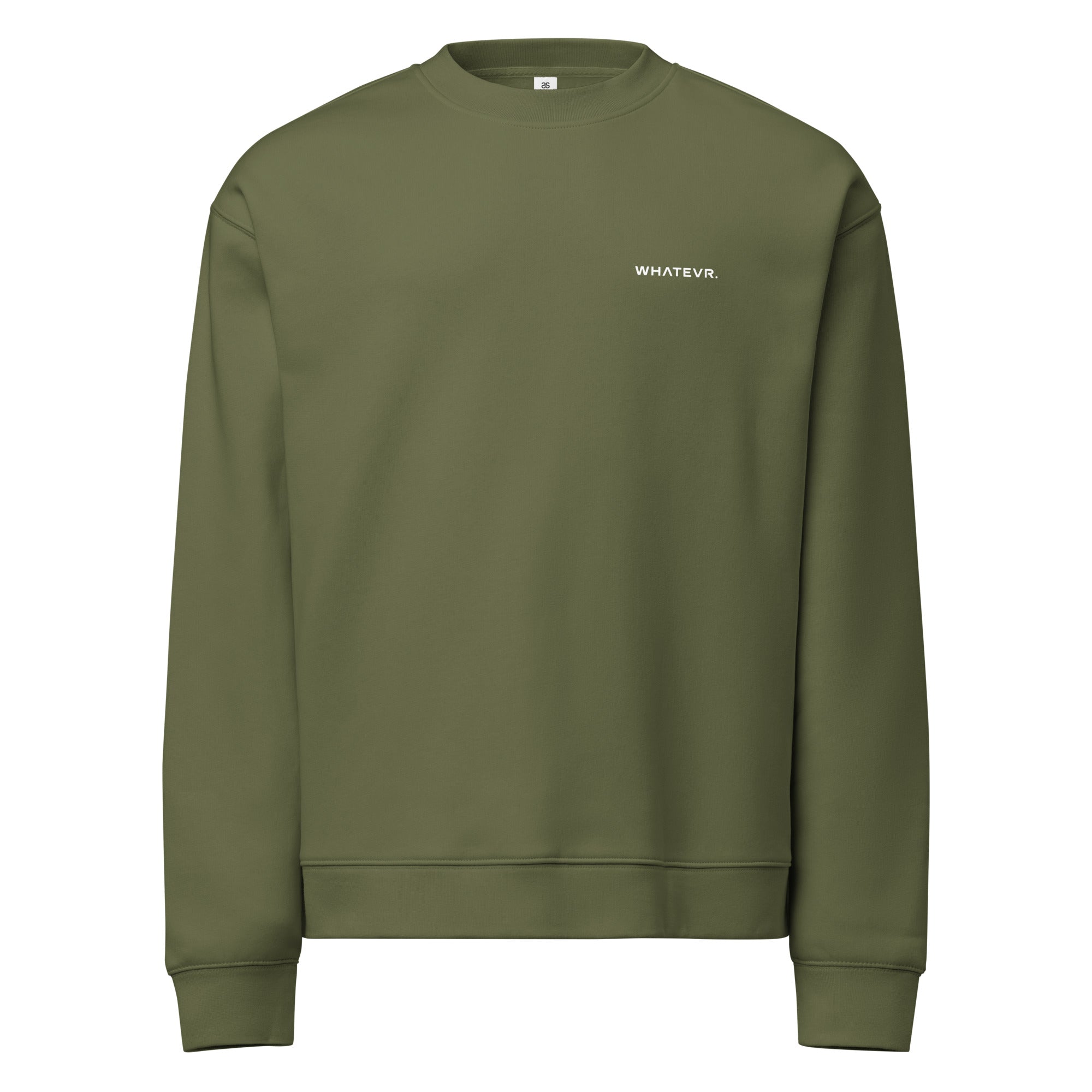 Women's premium sweatshirt in green, front view