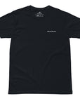 Women's premium t-shirt in black, front view