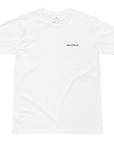 Women's premium t-shirt in white, front view