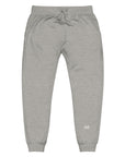 Women's essential slim fit sweatpants in grey, front view.