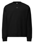 Women's premium sweatshirt in black, front view