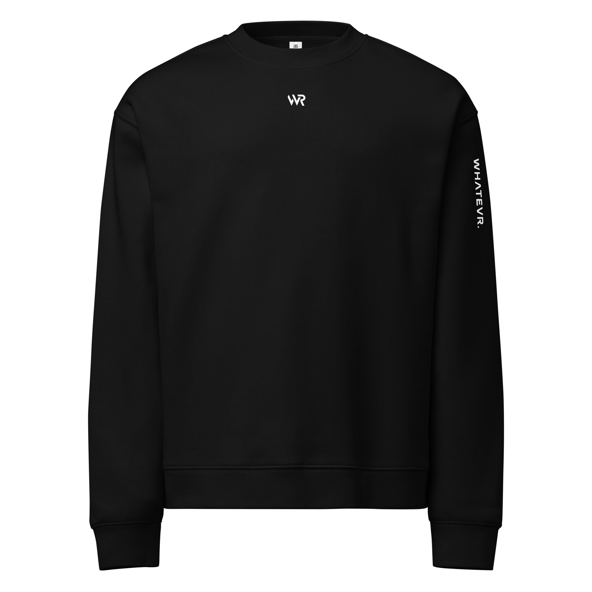 Women's premium sweatshirt in black, front view