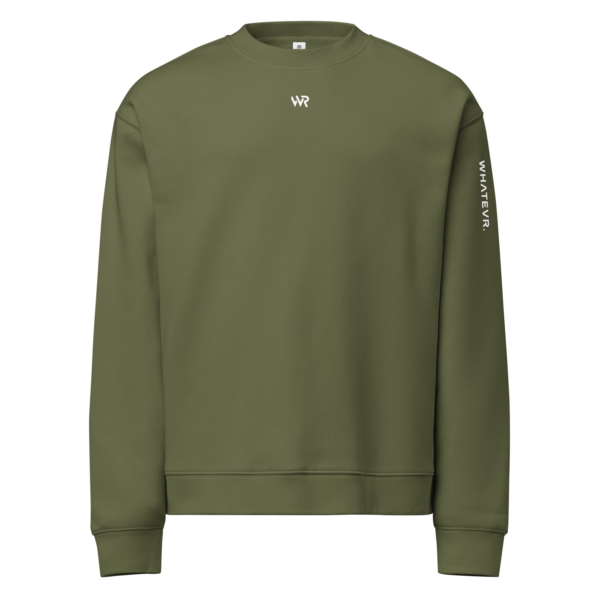 Women's premium sweatshirt in green, front view