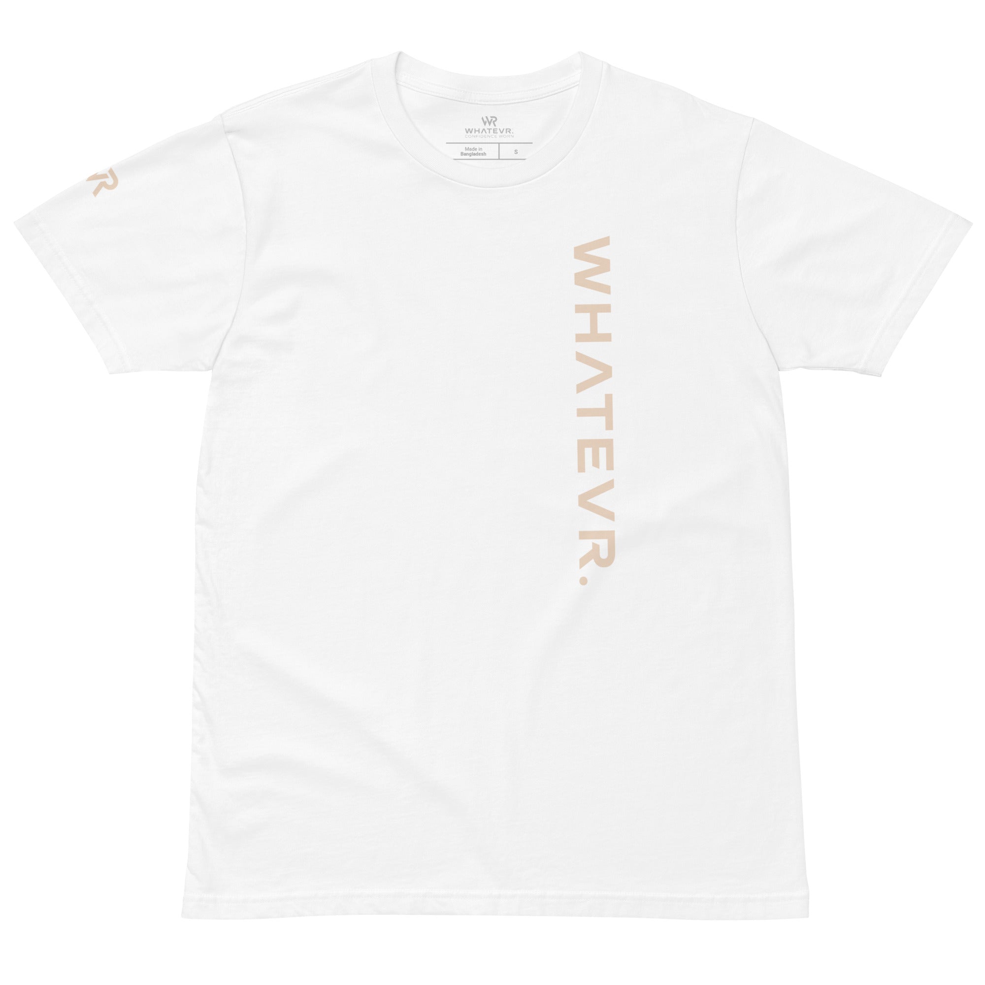Women's premium t-shirt in white, front view