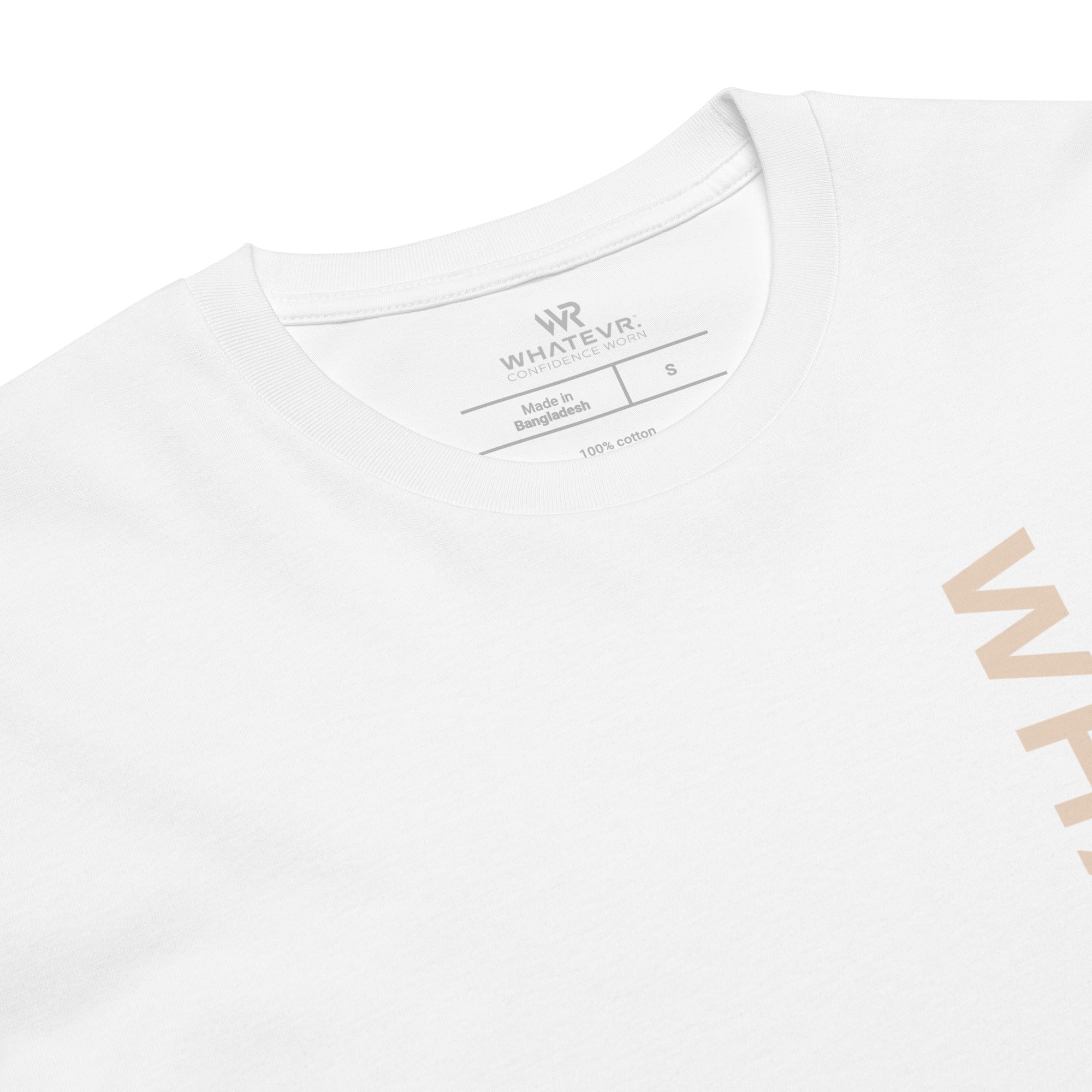 Women's premium t-shirt in white, front view